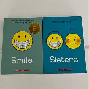Smile and Sisters books from‎ NY Times Bestselling Author Raina Telgemeier